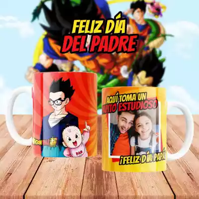 vectores plantilas PAPá,FESTEJO,FESTIVIDAD,CARICATURA,SUPERHéROE,DRAGON BALL,MARCO FOTO,ANIME,